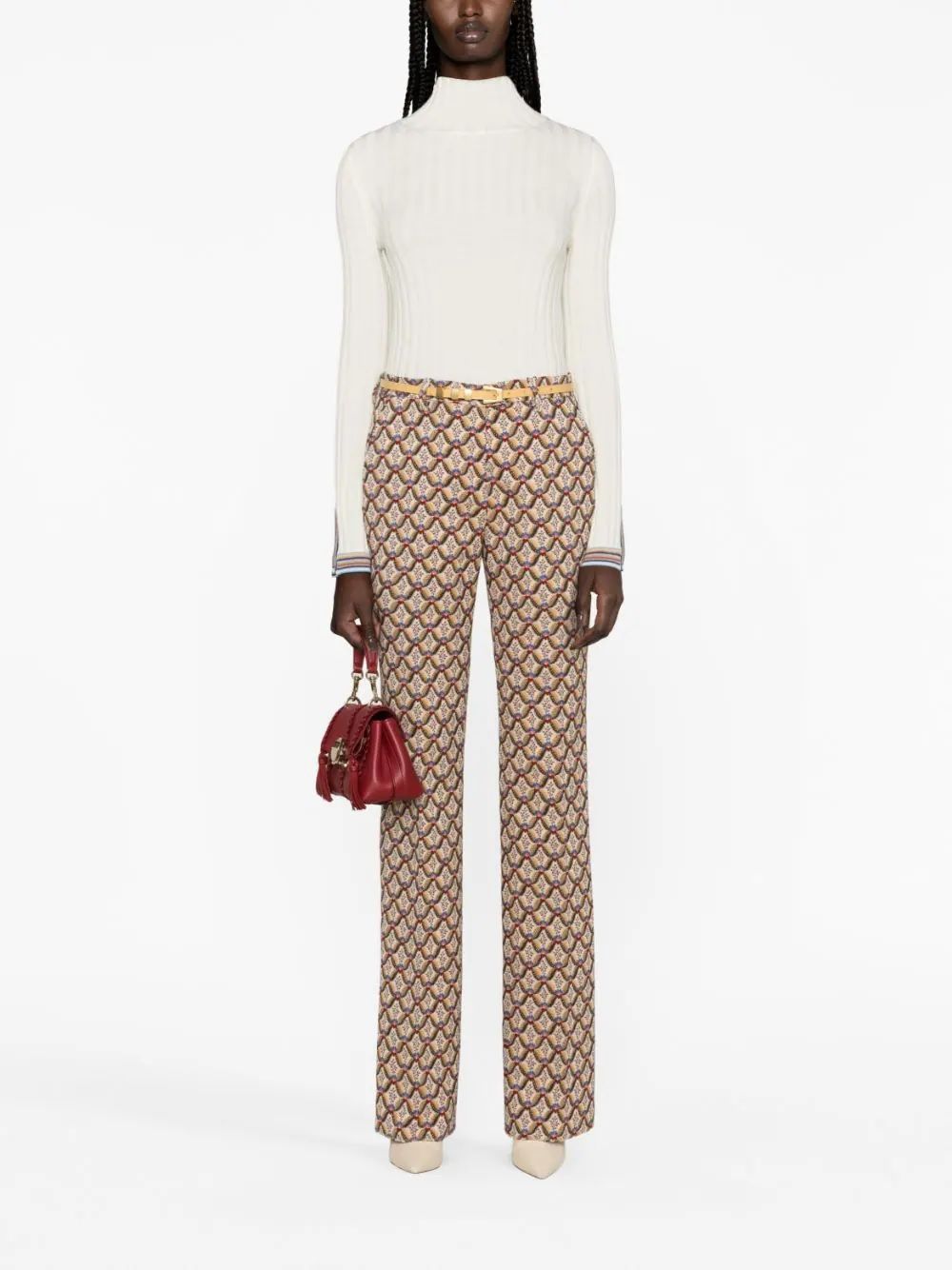 Women's ETRO High-Neck Knitwear Look stylish in ETRO's high-neck knitwear for women.