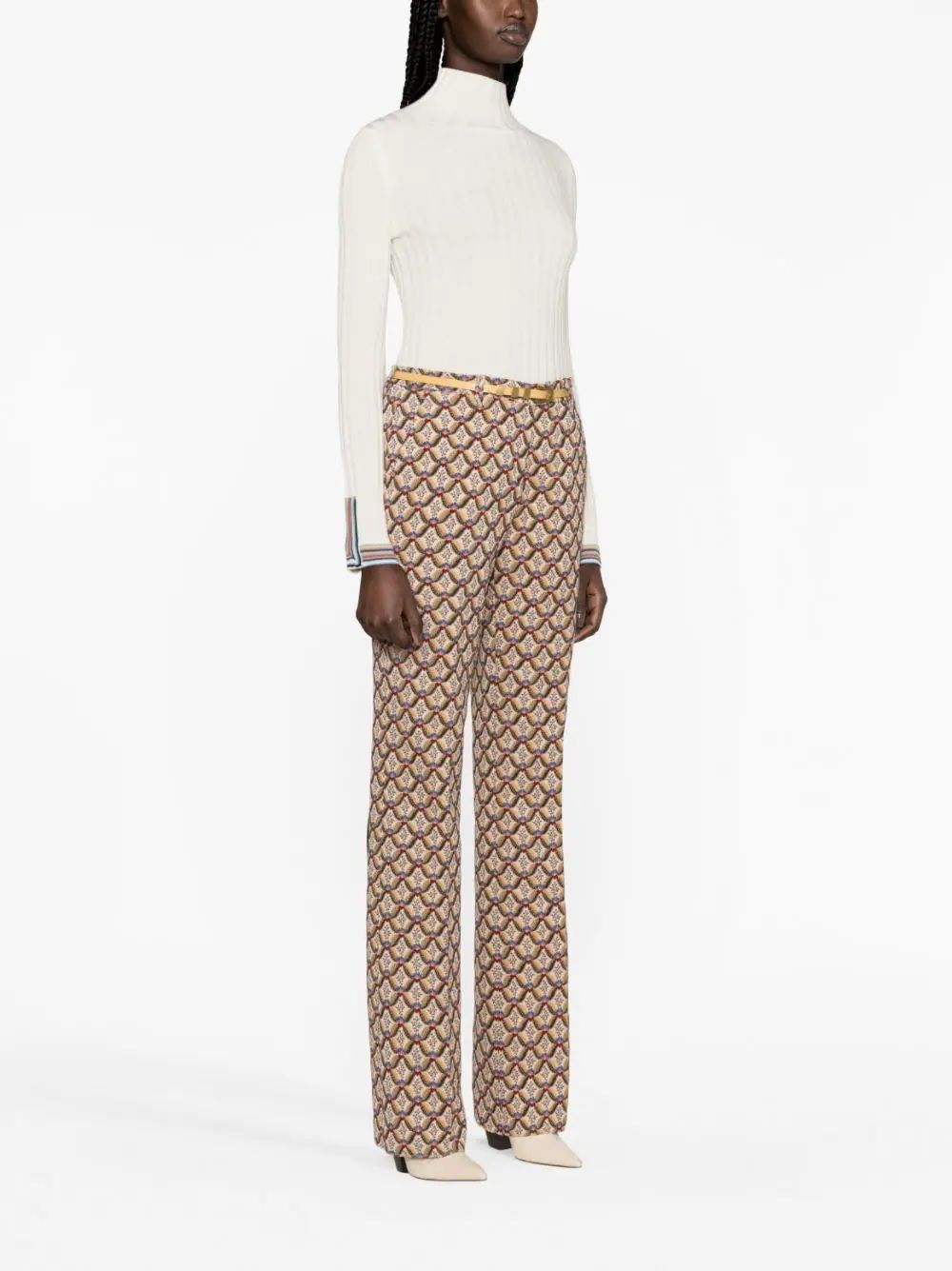 Women's ETRO High-Neck Knitwear Look stylish in ETRO's high-neck knitwear for women.