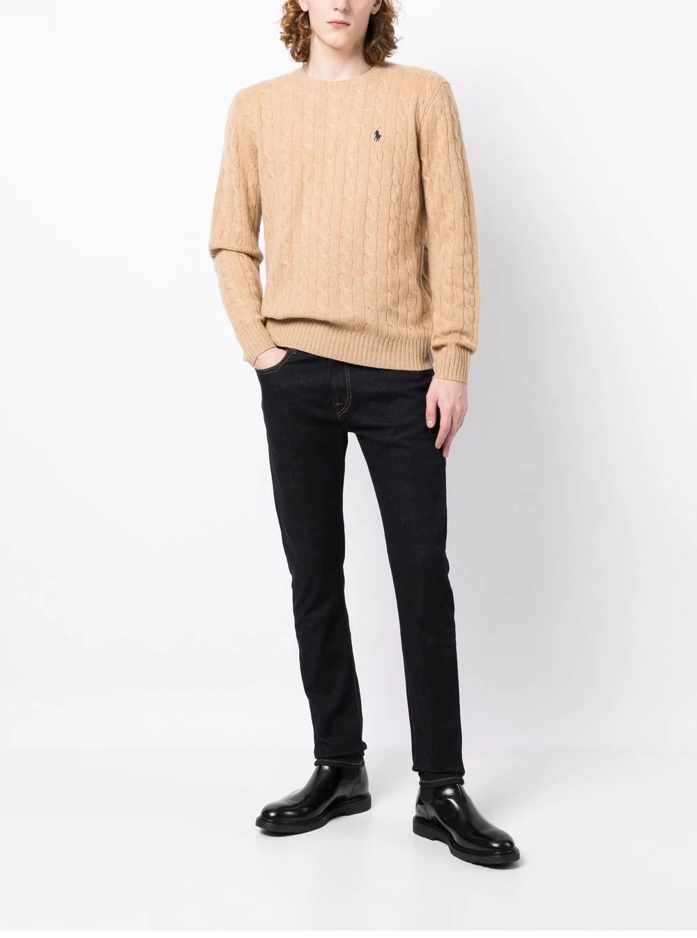 Men's Ralph Lauren Pullover Sweater Stay warm and stylish with this classic men's pullover sweater from Ralph Lauren.