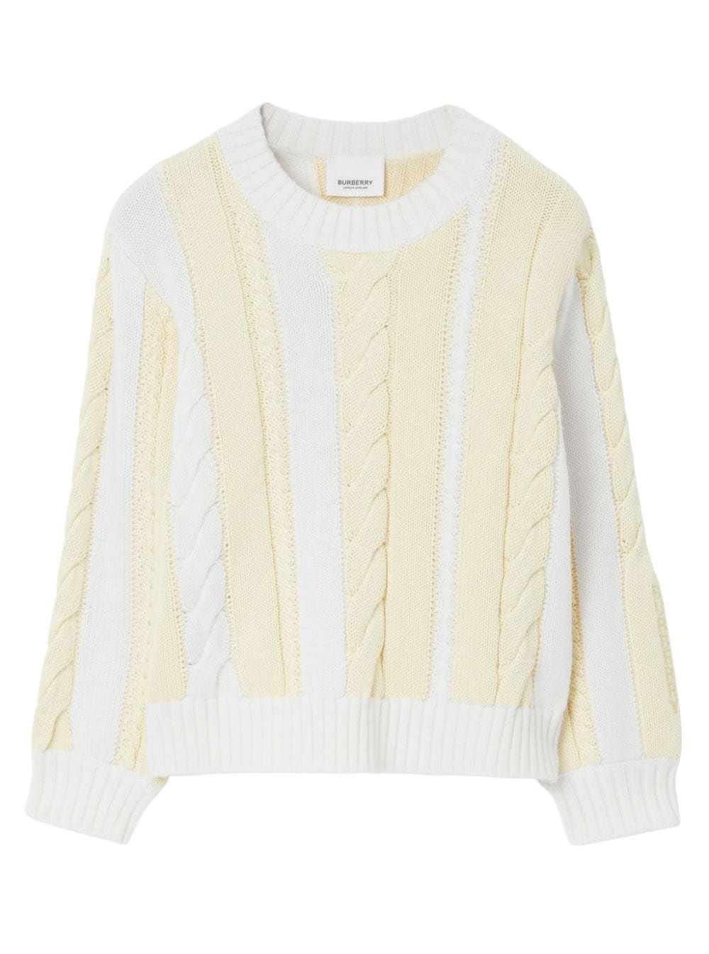 Burberry Kids Knitwear for Boys Burberry Kids KB5 cable knitwear for boys, perfect for any occasion.