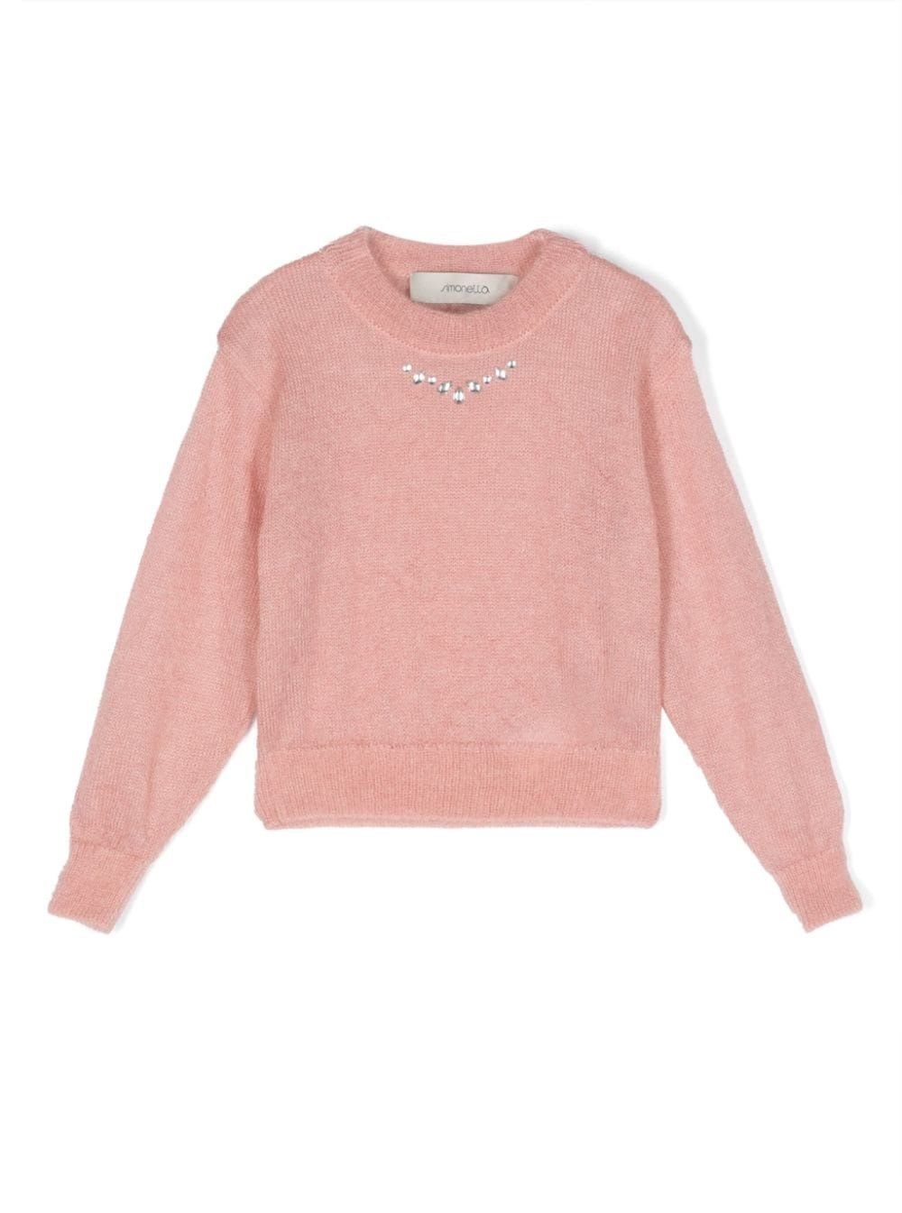 Girls Knitwear Jumper by SIMONETTA KIDS Keep your girl warm in style with this SIMONETTA KIDS knitwear jumper.