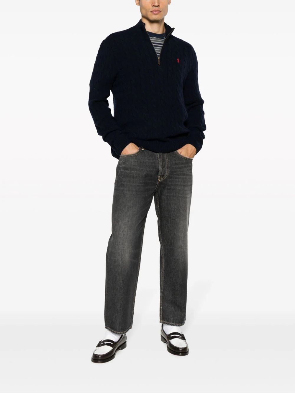 Men's Ralph Lauren Pullover Sweater Stay warm in style with this classic men's pullover sweater from Ralph Lauren.
