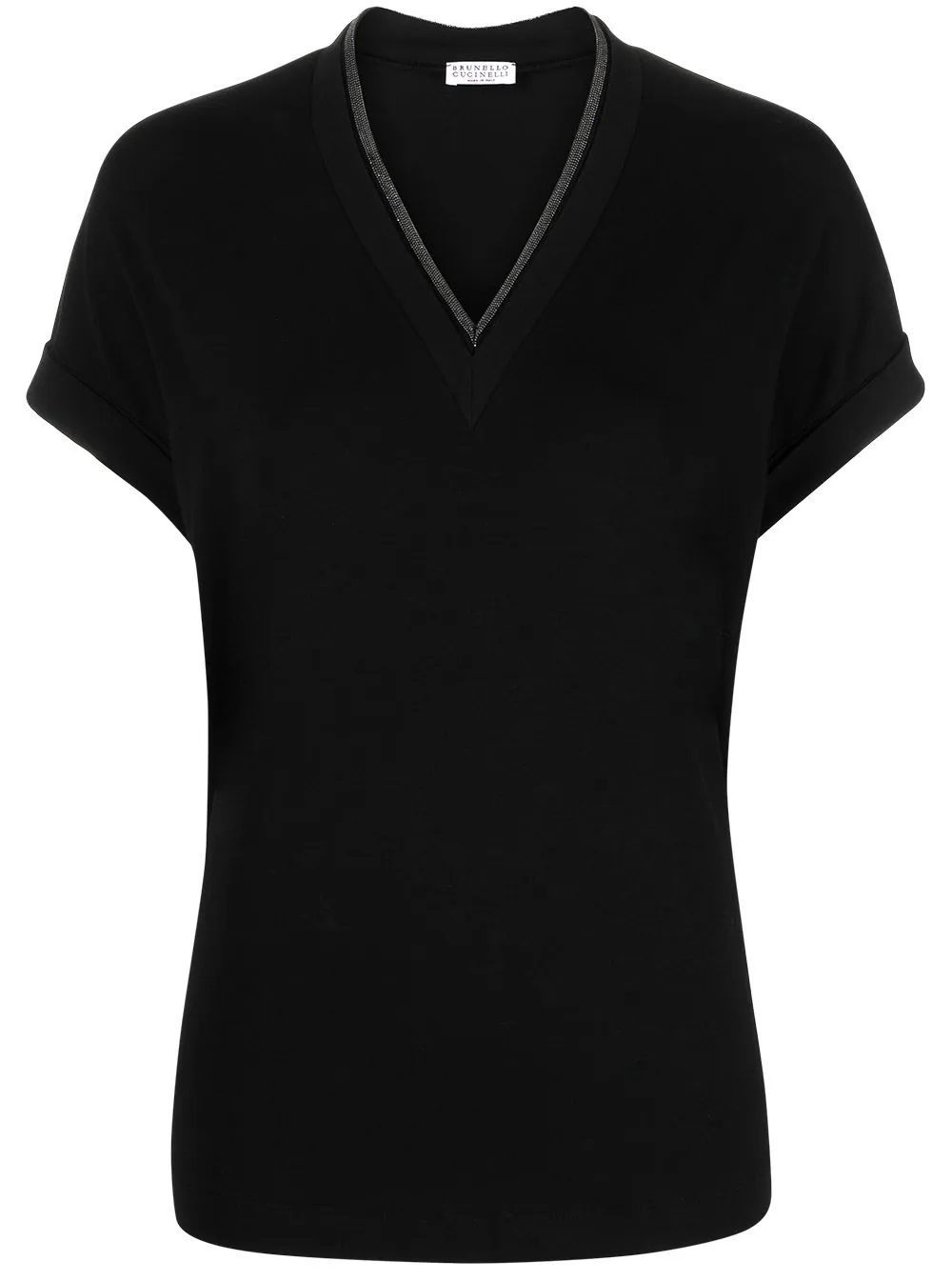 Women's BRUNELLO CUCINELLI T-Shirt Women's BRUNELLO CUCINELLI SCOLLO V M/C T-Shirt, perfect for any wardrobe.