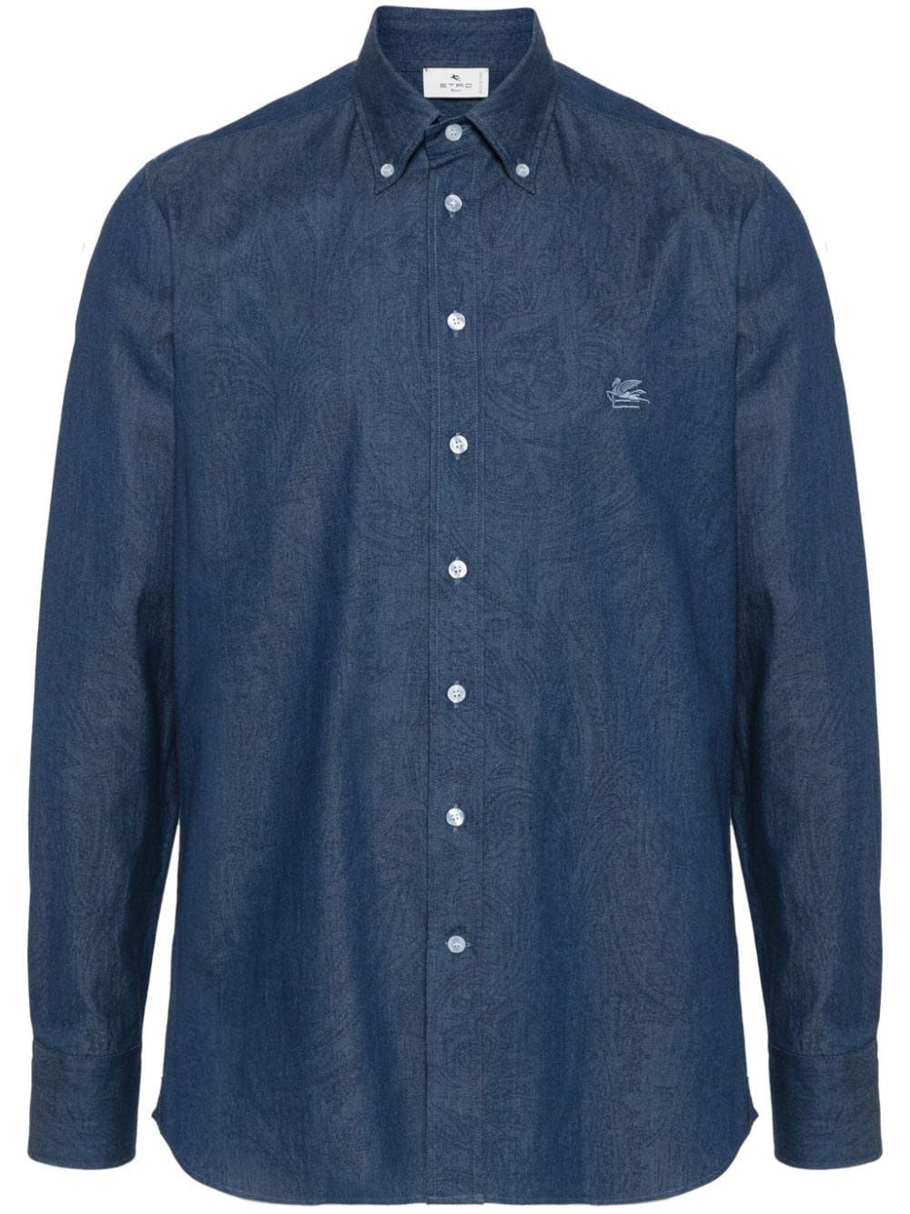 ETRO shirt for Man  Stylish ETRO shirt for men, featuring iconic Roma logo. Perfect addition to any wardrobe.