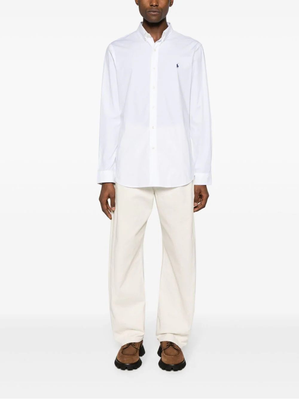 Men's Ralph Lauren Long Sleeve Shirt This classic men's long sleeve sport shirt by Ralph Lauren adds style to any outfit.