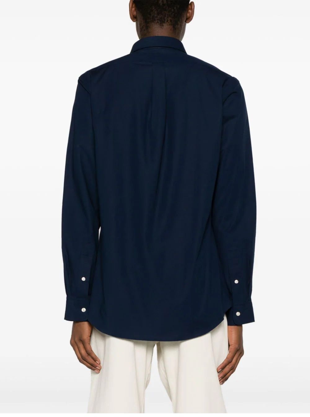 Men's Ralph Lauren Long Sleeve Shirt Look sharp in this men's long sleeve sport shirt from Ralph Lauren.