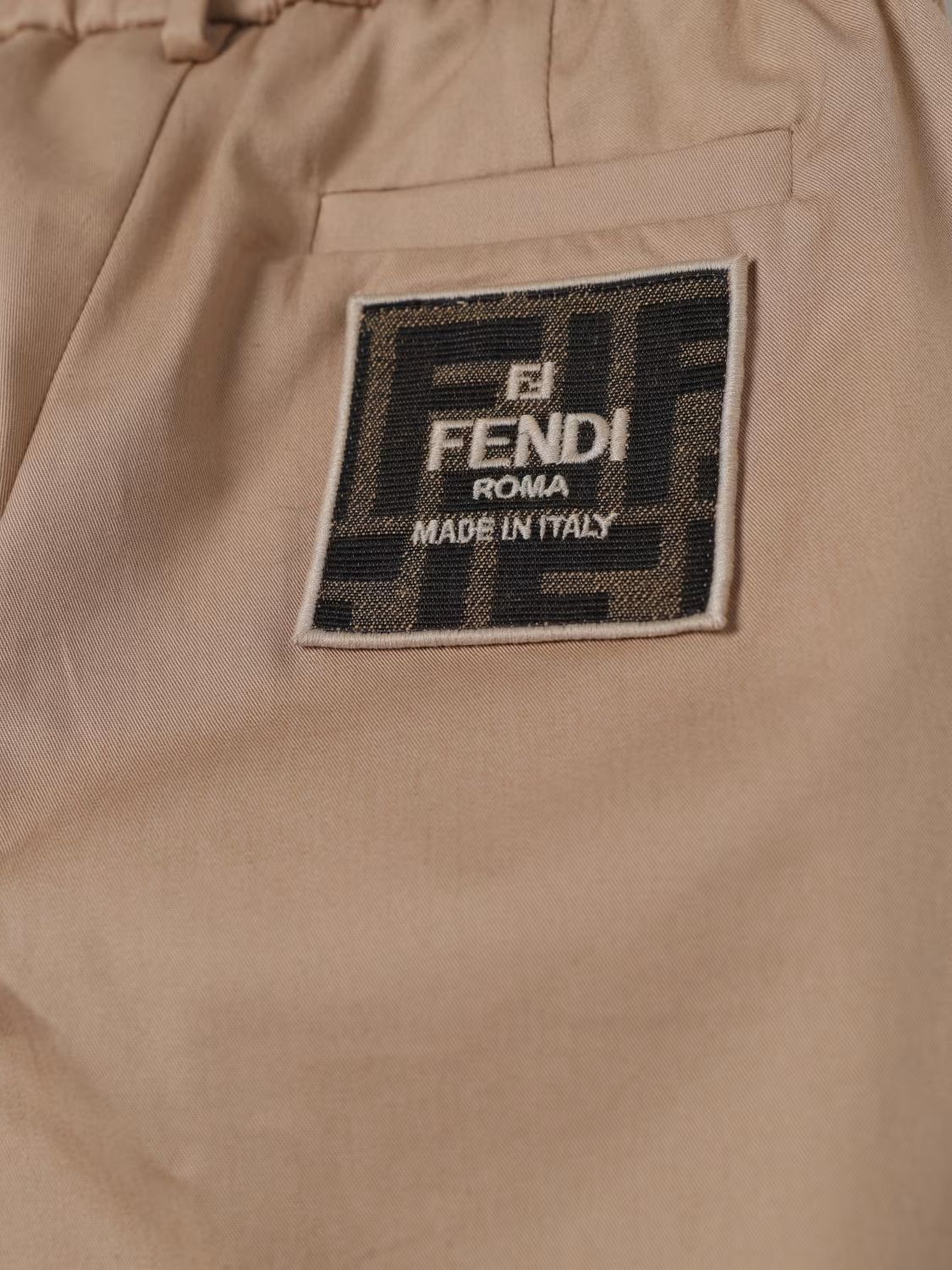 FENDI KIDS Gabardine Pants  Stylish Gabardine Pants for Kids by FENDI KIDS