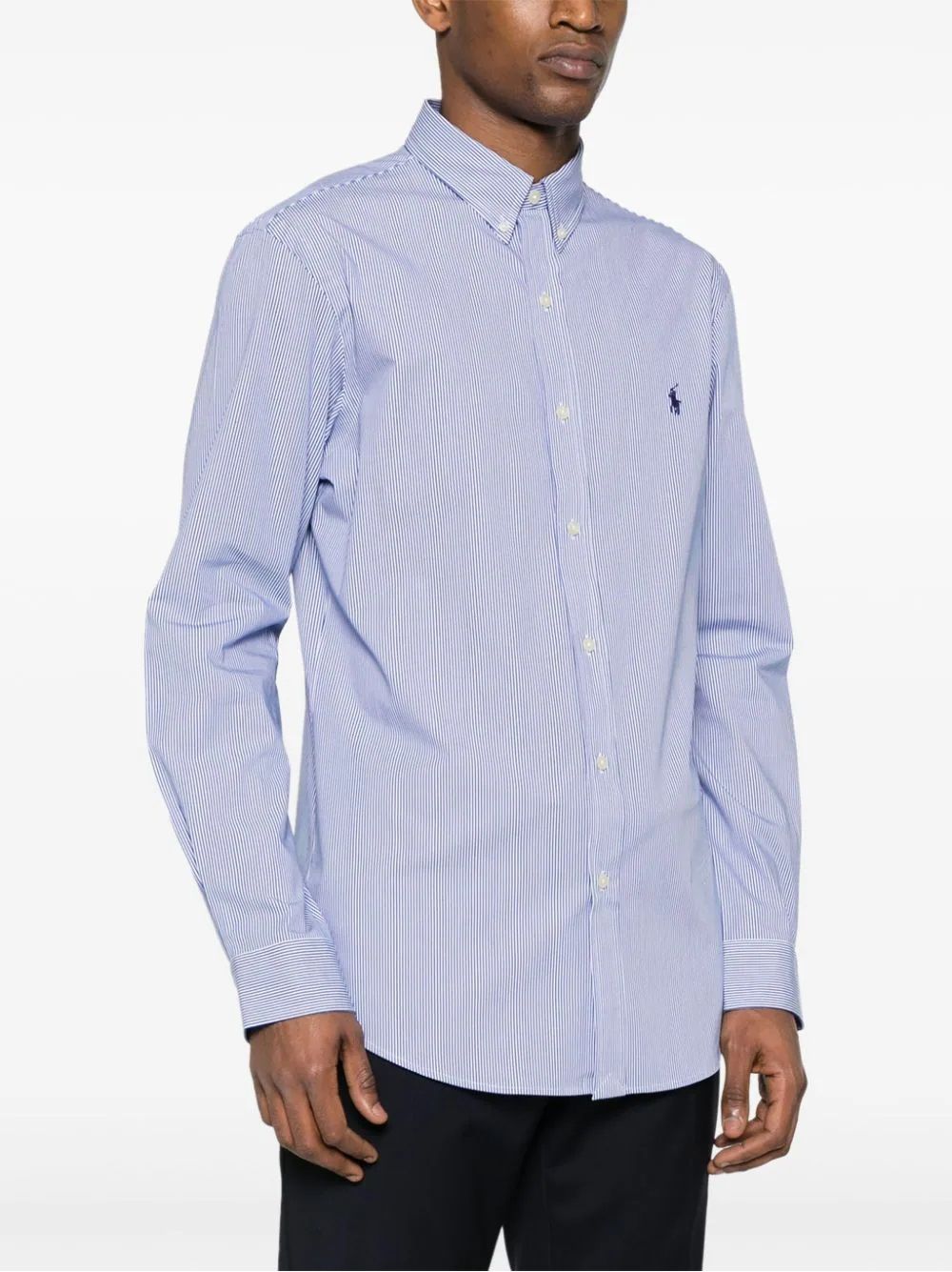 RALPH LAUREN Men's Shirt Classic style meets comfort with this men's long sleeve sport shirt by a top brand in men's fashion.