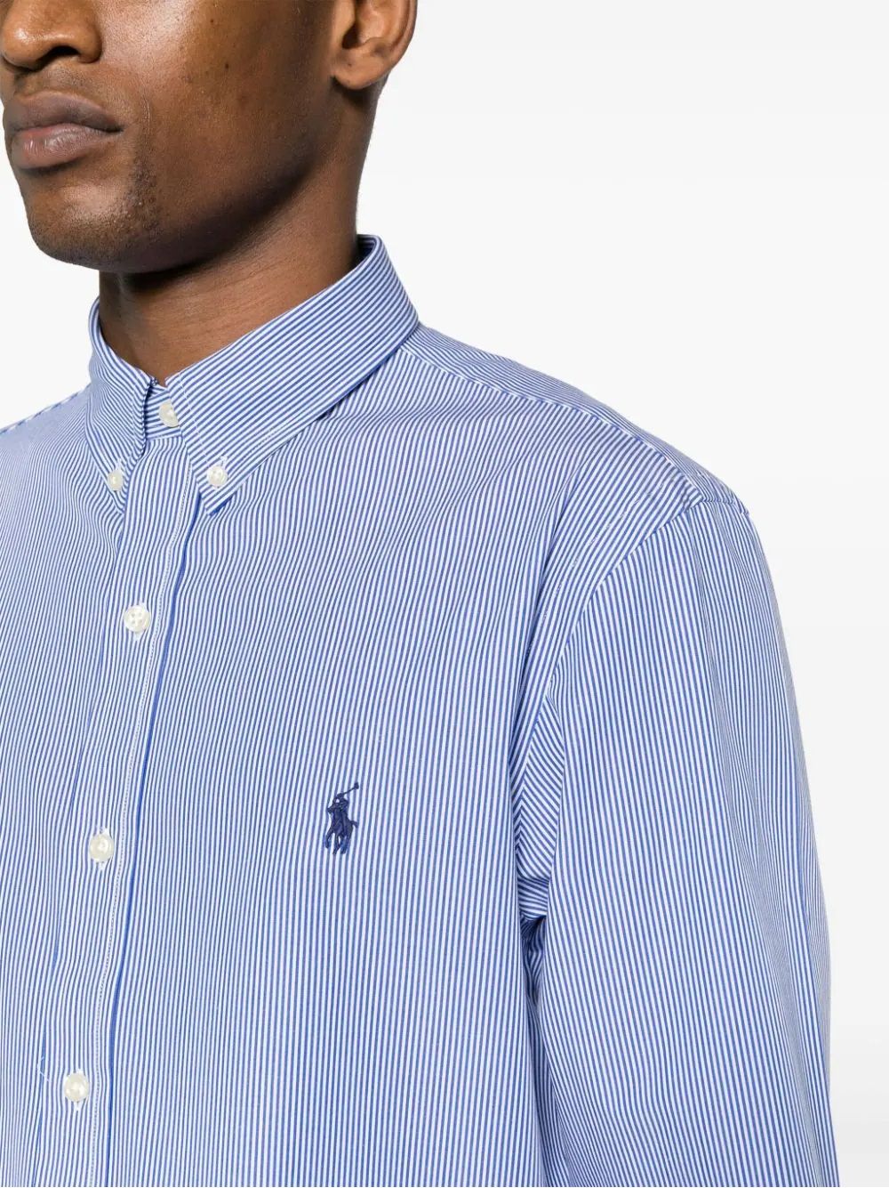RALPH LAUREN Men's Shirt Classic style meets comfort with this men's long sleeve sport shirt by a top brand in men's fashion.