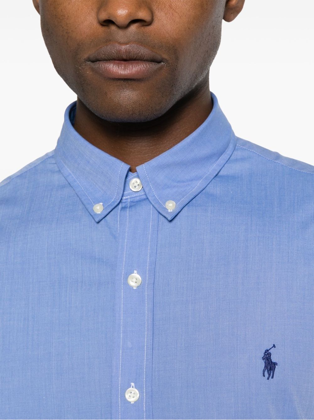 Men's Ralph Lauren Shirt Upgrade your wardrobe with a classic long sleeve sport shirt for men by a renowned brand.