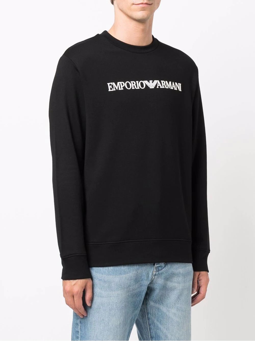 Emporio Armani Men's Sweatshirt Stay stylish and comfortable with this classic men's sweatshirt from Emporio Armani. Perfect for any casual occasion. Shop now!