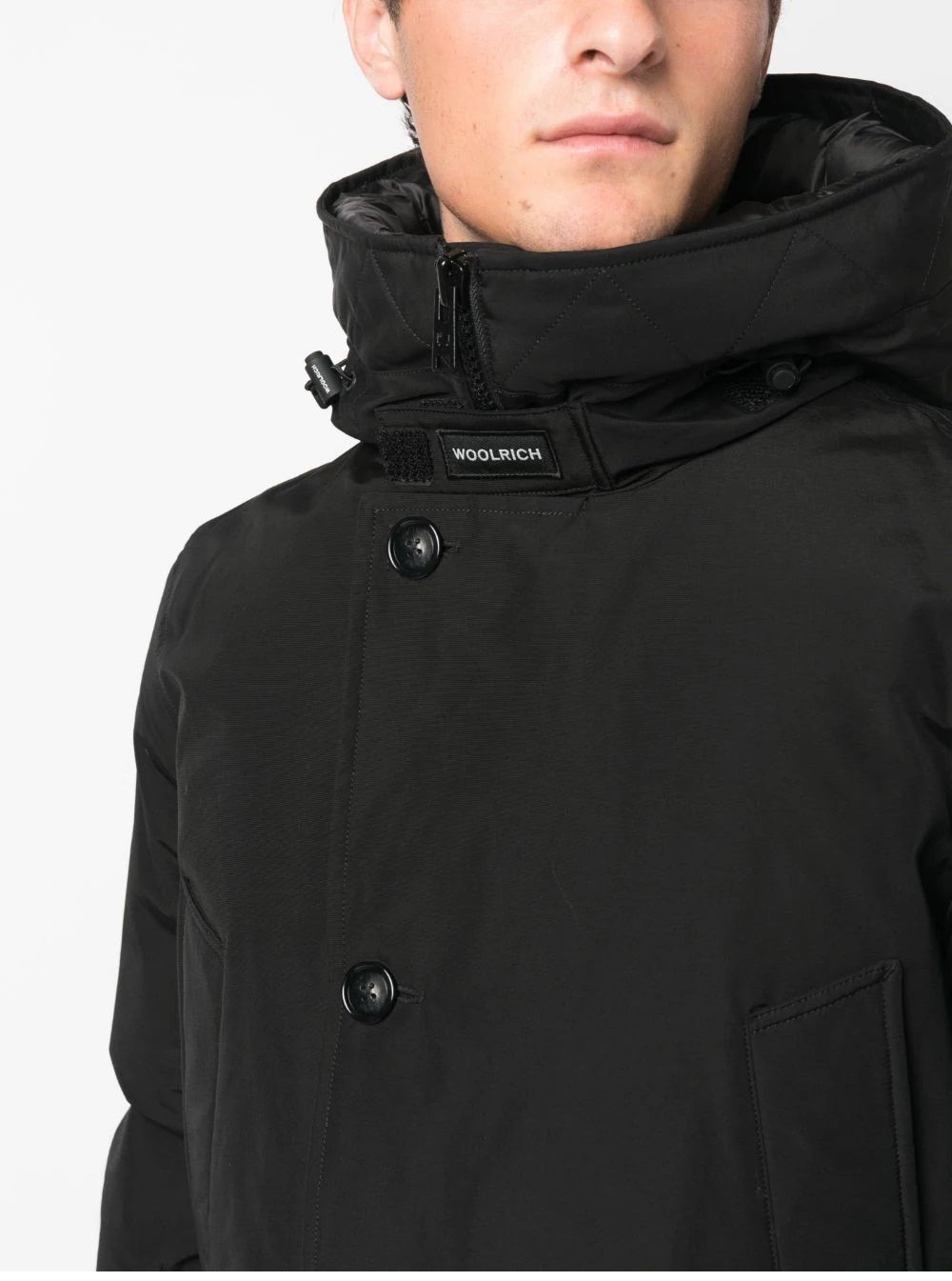 WOOLRICH ARTIC ANORAK: Down Jacket for Men Stay warm in style with this premium down jacket for men from WOOLRICH. Made with a blend of cotton and polyamide, perfect for the CARRY OVER season. Shop now!