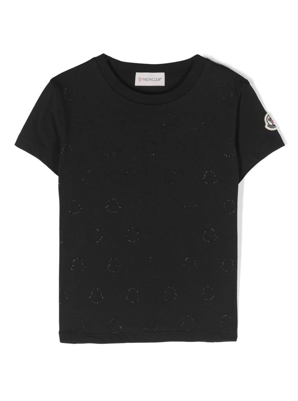 MONCLER KIDS T-SHIRTS Magliette in cotone Premium al 100% per bambini di MONCLER.