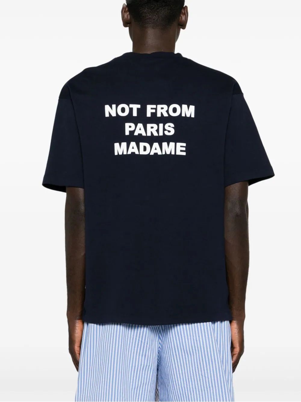DROLE DE MONSIEUR man's T-SHIRT  Upgrade your wardrobe with this 100% cotton t-shirt from DROLE DE MONSIEUR's FW24 collection. Perfect for the modern man.