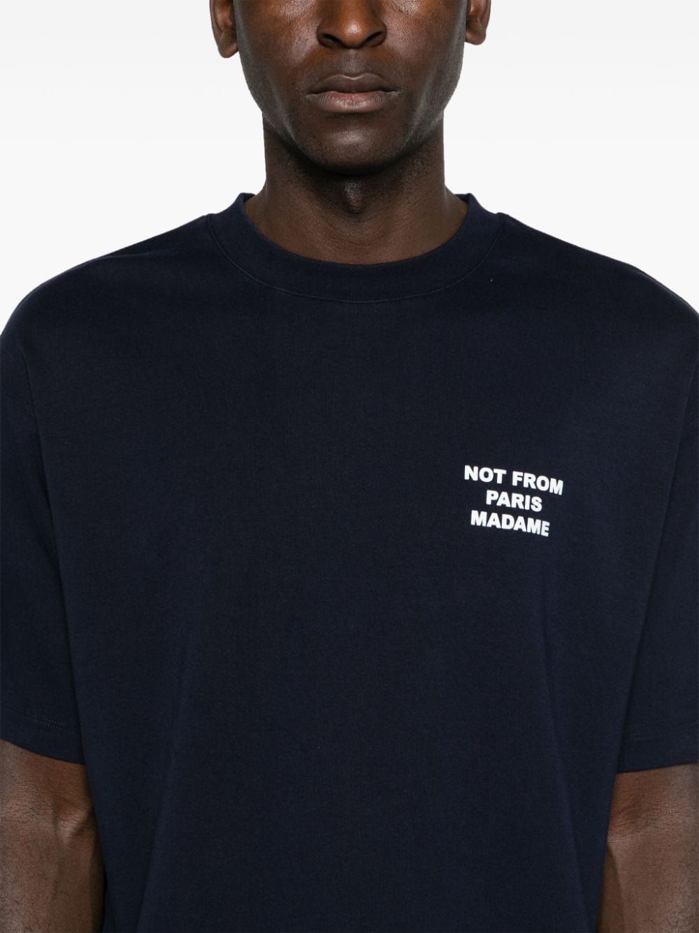 DROLE DE MONSIEUR man's T-SHIRT  Upgrade your wardrobe with this 100% cotton t-shirt from DROLE DE MONSIEUR's FW24 collection. Perfect for the modern man.