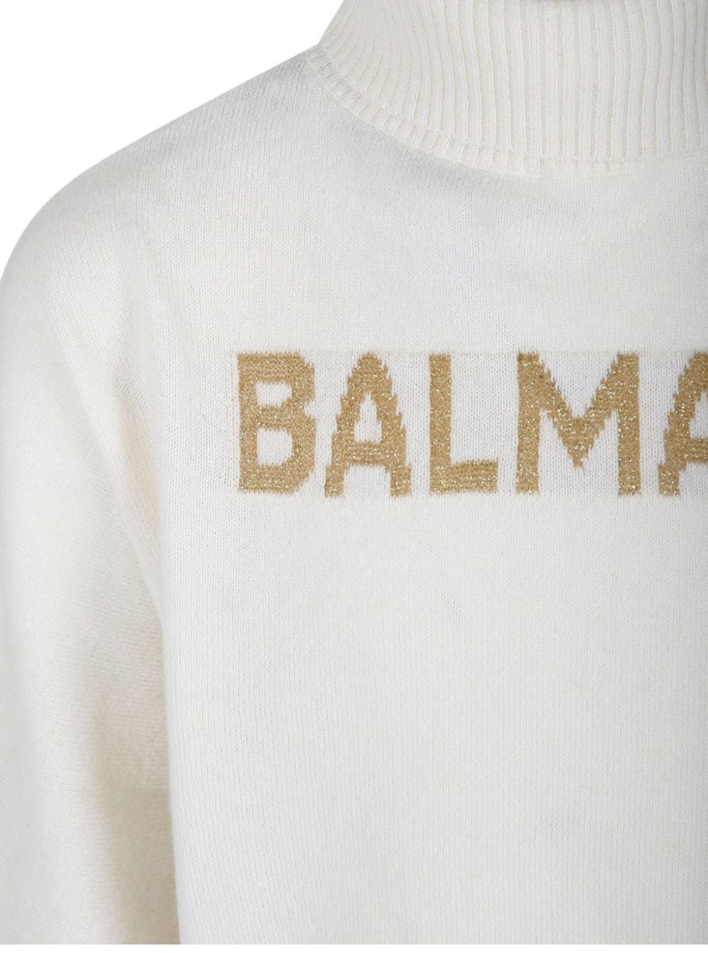 BALMAIN KIDS knitwear Stay stylish this season with our knit top from BALMAIN KIDS. Made with a luxurious blend of wool, metallic, cashmere, and polyamide, this FW24 collection piece is perfect for any fashion-forward girl.
