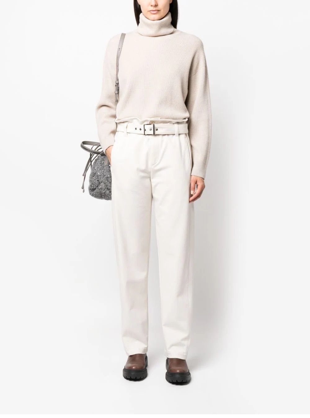 BRUNELLO CUCINELLI KNITWEAR for woman Stay stylish and cozy this season with our luxurious knitwear from a top fashion brand. Perfect for the modern woman. 60%WV 30%WS 10%SE.