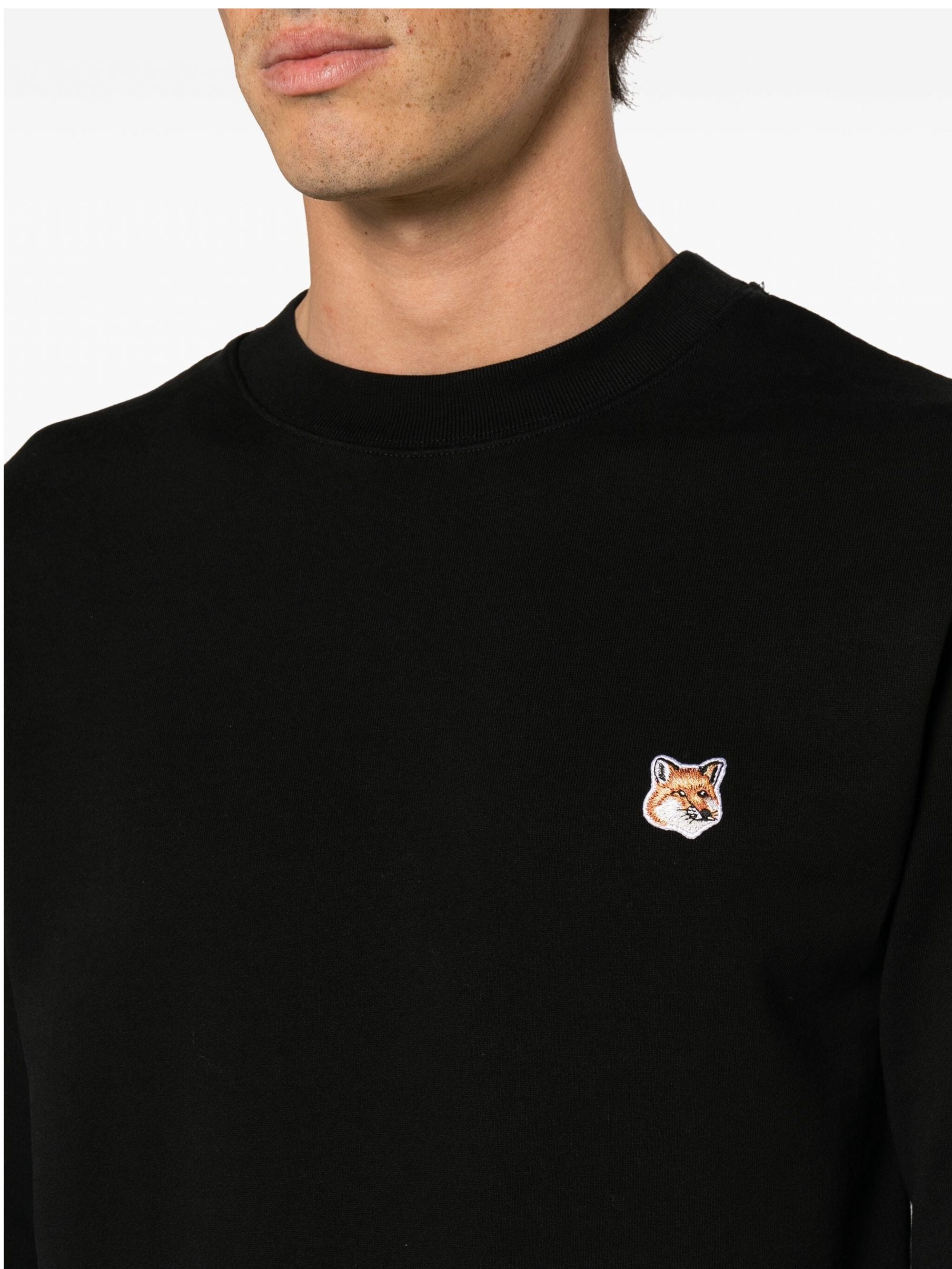 MAISON KITSUNE Felpa FOX HEAD da uomo Rimani alla moda e comodo questa stagione con la nostra felpa in cotone al 100% della collezione FW24 di Maison Kitsune. Perfetta per gli uomini.