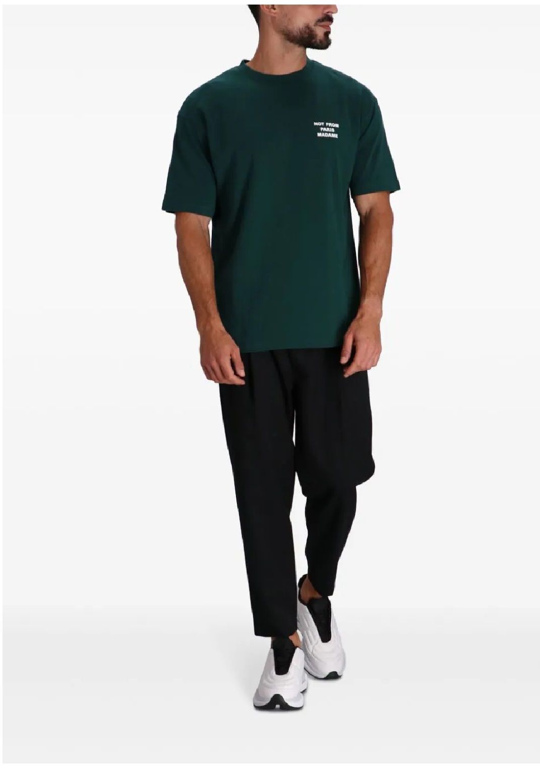 DROLE DE MONSIEUR T-SHIRT Upgrade your wardrobe with this 100% cotton t-shirt from DROLE DE MONSIEUR's FW24 collection. Perfect for the modern man.