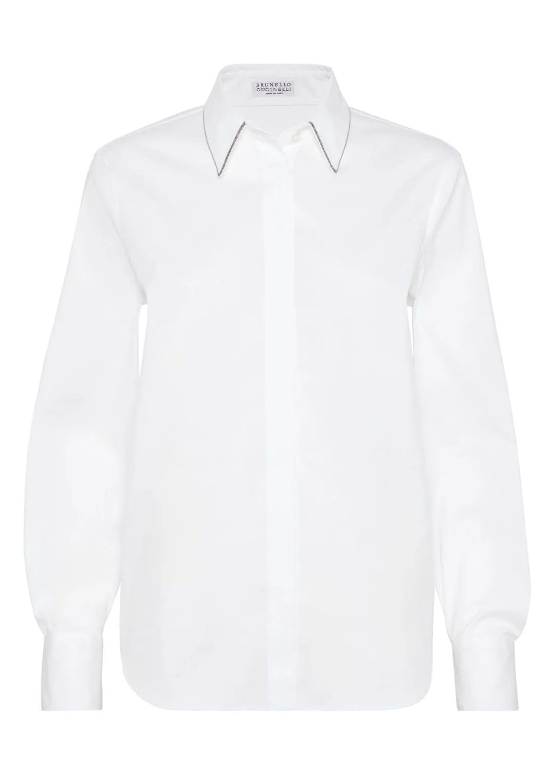 BRUNELLO CUCINELLI FW24 CAMICIA M/L - Women's Shirt Stylish and Sophisticated Women's Shirt by Luxury Brand - FW24 Collection