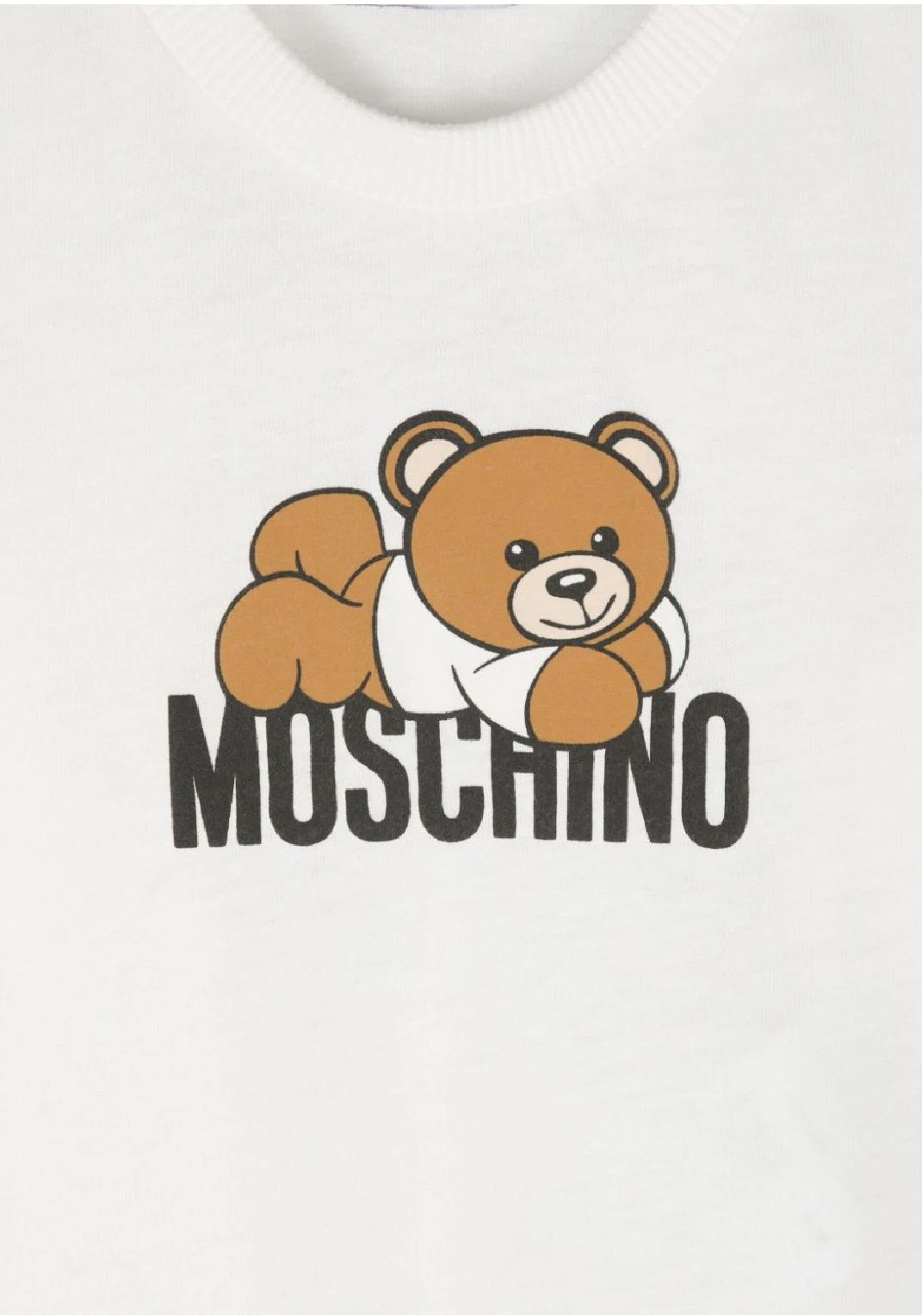 MOSCHINO KIDS FW24 T-Shirt - 100% CO Stylish MOSCHINO KIDS T-Shirt - FW24 Collection