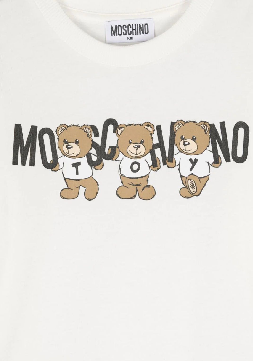 MOSCHINO KIDS MAXI T-SHIRT Stylish FW24 T-Shirt by MOSCHINO KIDS - 100% CO