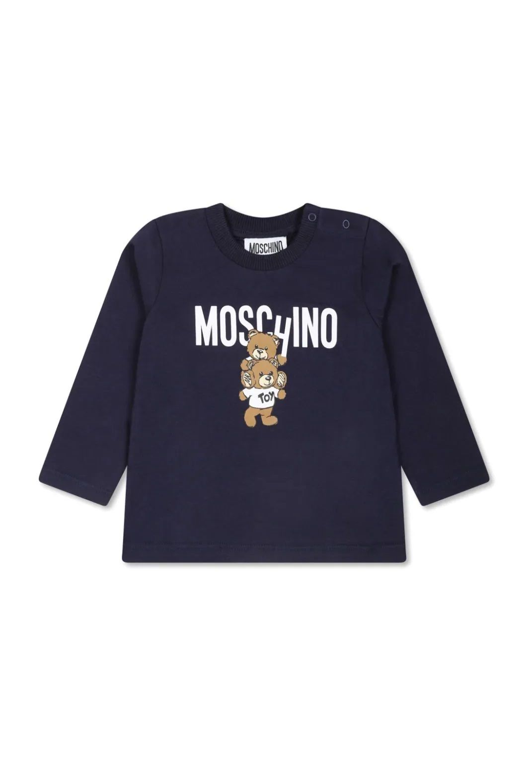 MOSCHINO KIDS t-shirt Stylish knitwear for kids from MOSCHINO KIDS FW24 collection. Made with 100% CO for ultimate comfort. Shop now!