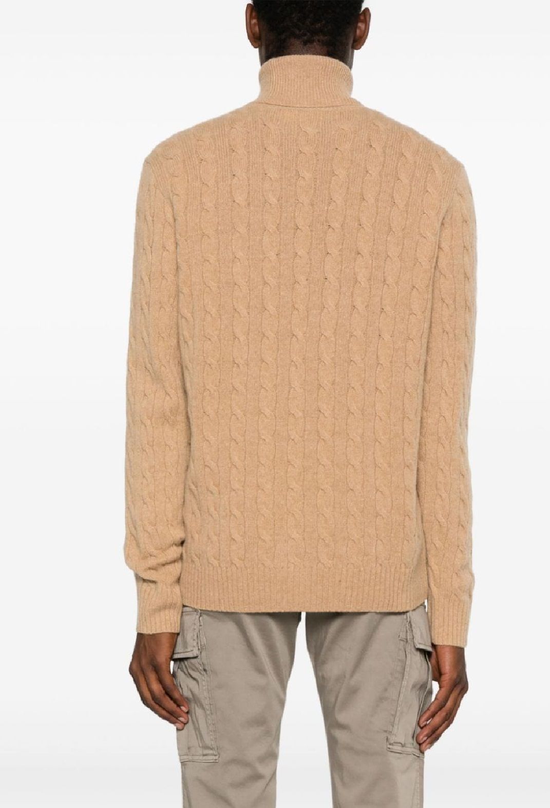 Ralph Lauren Long Sleeve Pullover Stay warm and stylish with this luxurious wool and cashmere blend pullover from Ralph Lauren FW24. Perfect for men's knitwear collection.