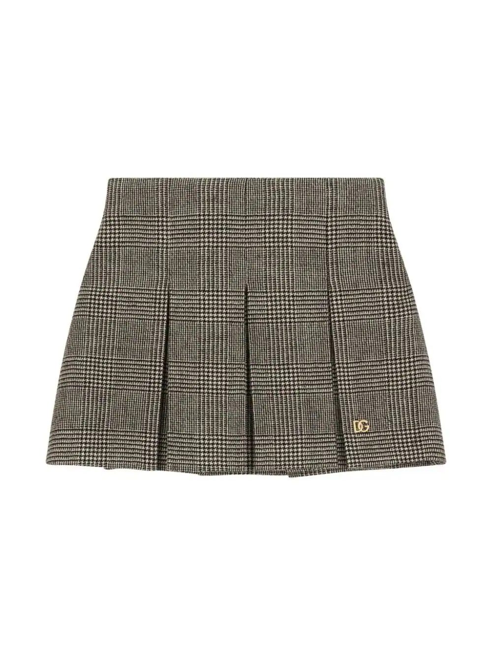 DOLCE & GABBANA KIDS Skirt for Girls Stylish 100%WV Skirt for Girls by DOLCE & GABBANA KIDS FW24 - Perfect for Any Occasion!