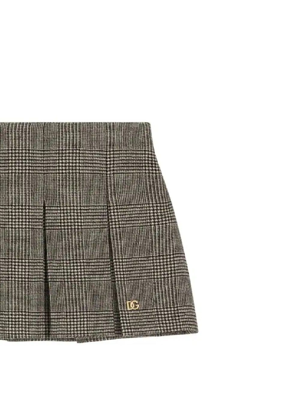 DOLCE & GABBANA KIDS Gonna per ragazze Elegante gonna in 100% lana vergine per ragazze di DOLCE & GABBANA KIDS FW24 - Perfetta per qualsiasi occasione!