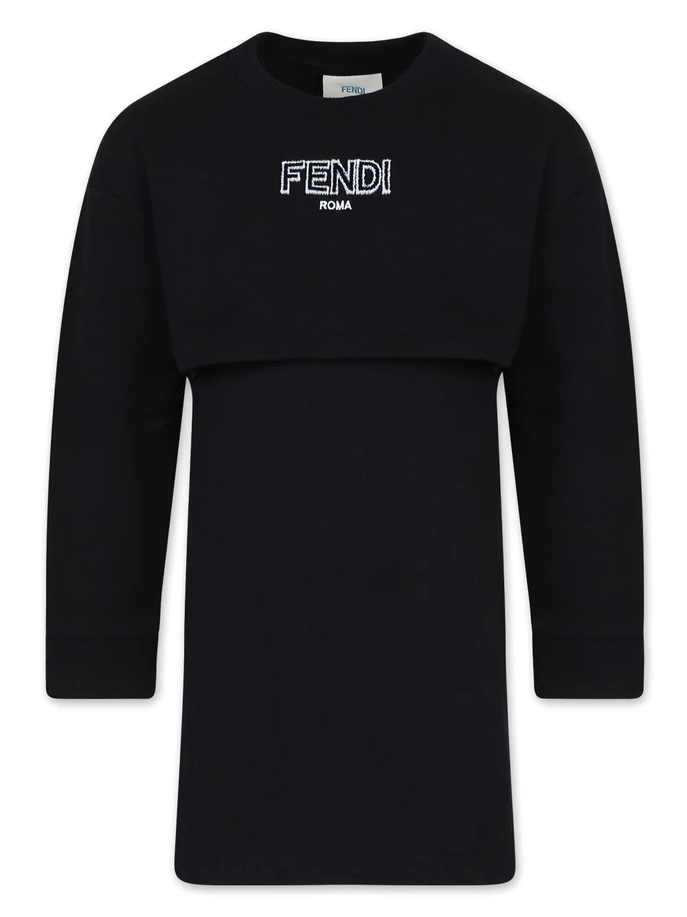 FENDI KIDS dress Stylish FENDI KIDS Dress - FW24 Collection