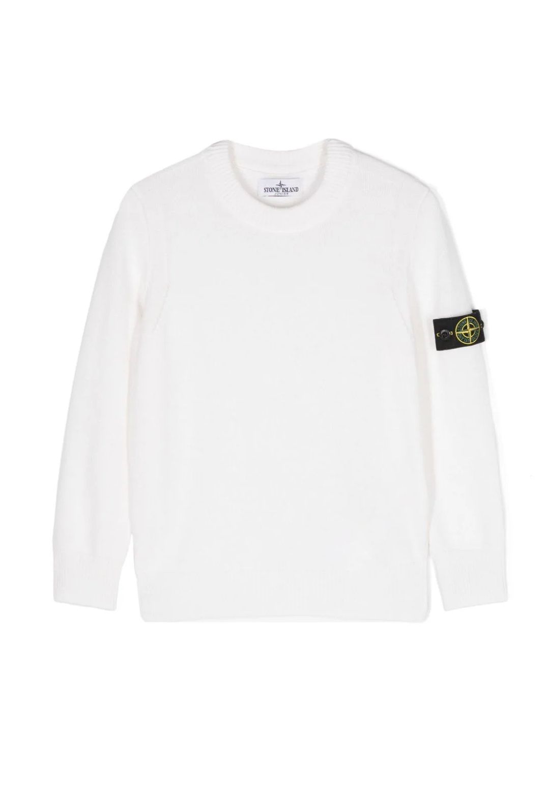 Stone Island Kids knitwear for Boys Premium knitwear for boys from Stone Island Kids - FW24 collection. 40% WO, 30% VI, 20% PA, 10% WS. Perfect for stylish boys.