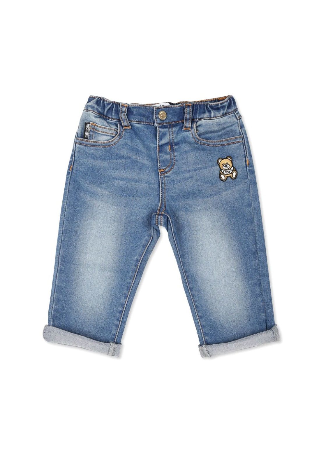 MOSCHINO KIDS PANTALONE LUNGO Pantaloni eleganti e confortevoli della collezione FW24 di MOSCHINO KIDS. Realizzati con 75% CO, 23% PL e 2% EA per una vestibilità perfetta. Acquista ora nella categoria ABBIGLIAMENTO - PANTALONI.