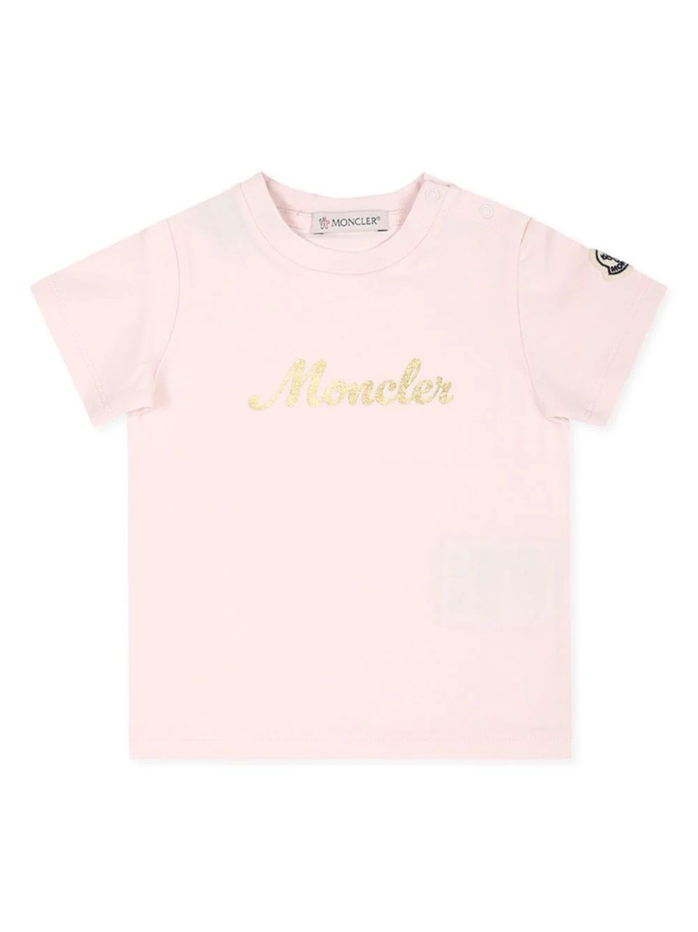Moncler Kids T-Shirt  High-quality cotton blend t-shirt for kids from Moncler Kids FW24 collection. Perfect for everyday wear. 92% cotton, 8% elastane.