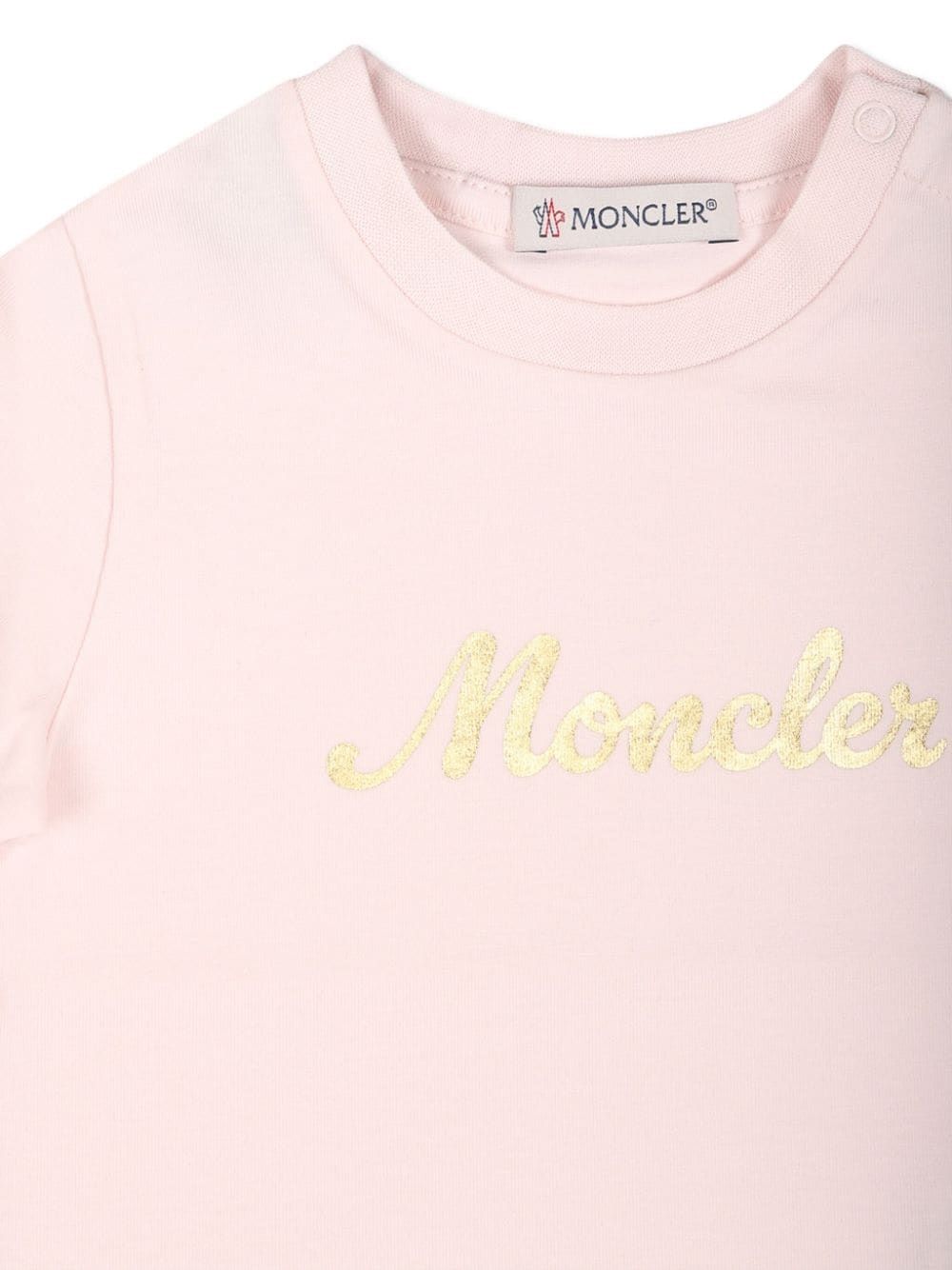 Moncler kids T-Shirt  T-shirt in misto cotone di alta qualità per bambini della collezione FW24 di Moncler Kids. Perfetta per l'uso quotidiano. 92% cotone, 8% elastan.
