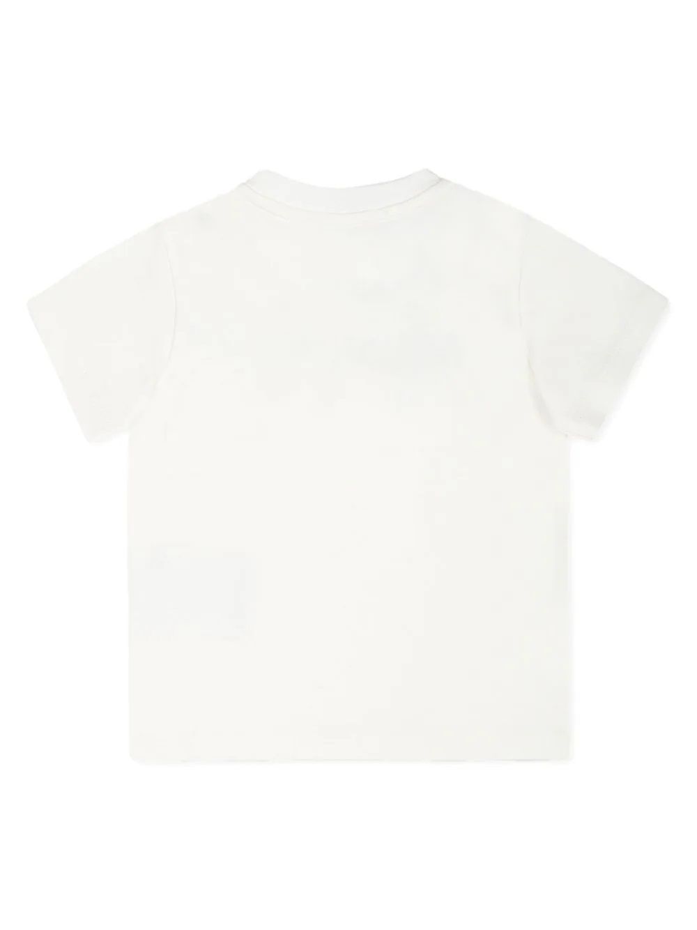 Moncler Kids T-Shirt Maglietta in cotone di alta qualità per bambini della collezione FW24 di Moncler Kids. Perfetta per l'uso quotidiano. 92% cotone, 8% elastan.
