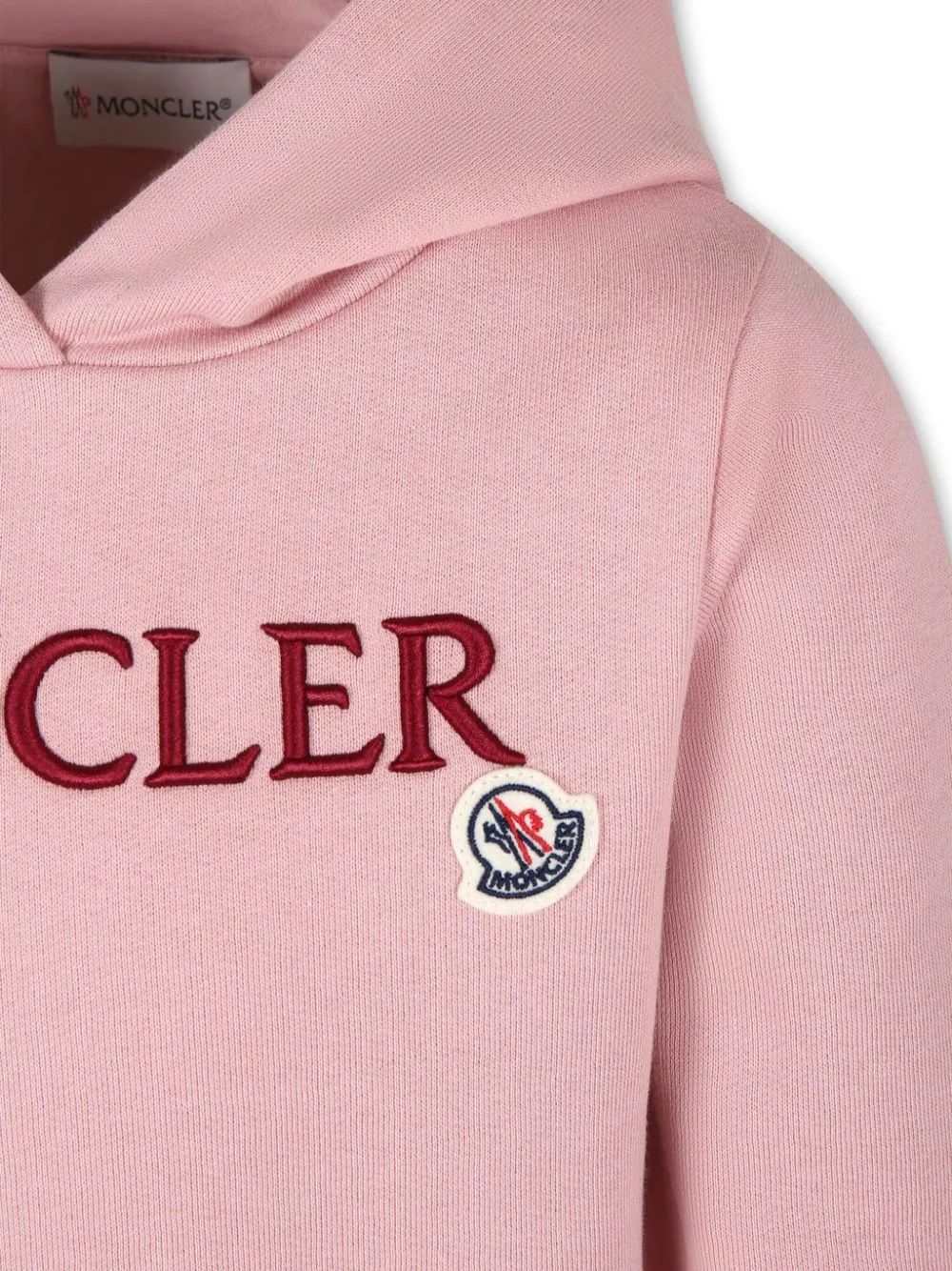 MONCLER KIDS Felpa con cappuccio  Felpa con cappuccio in cotone premium al 100% per bambini - Collezione MONCLER KIDS FW24
