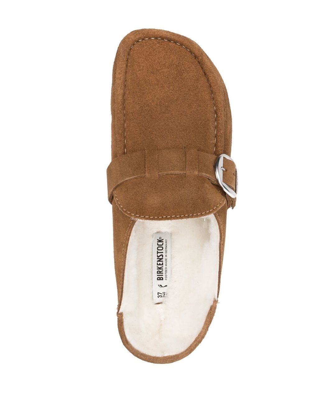 BIRKENSTOCK Buckley for Women Stay cozy and stylish with BIRKENSTOCK's FW24 Shearling Slides for Women. Made with Pelle, perfect for the colder seasons. Shop now!