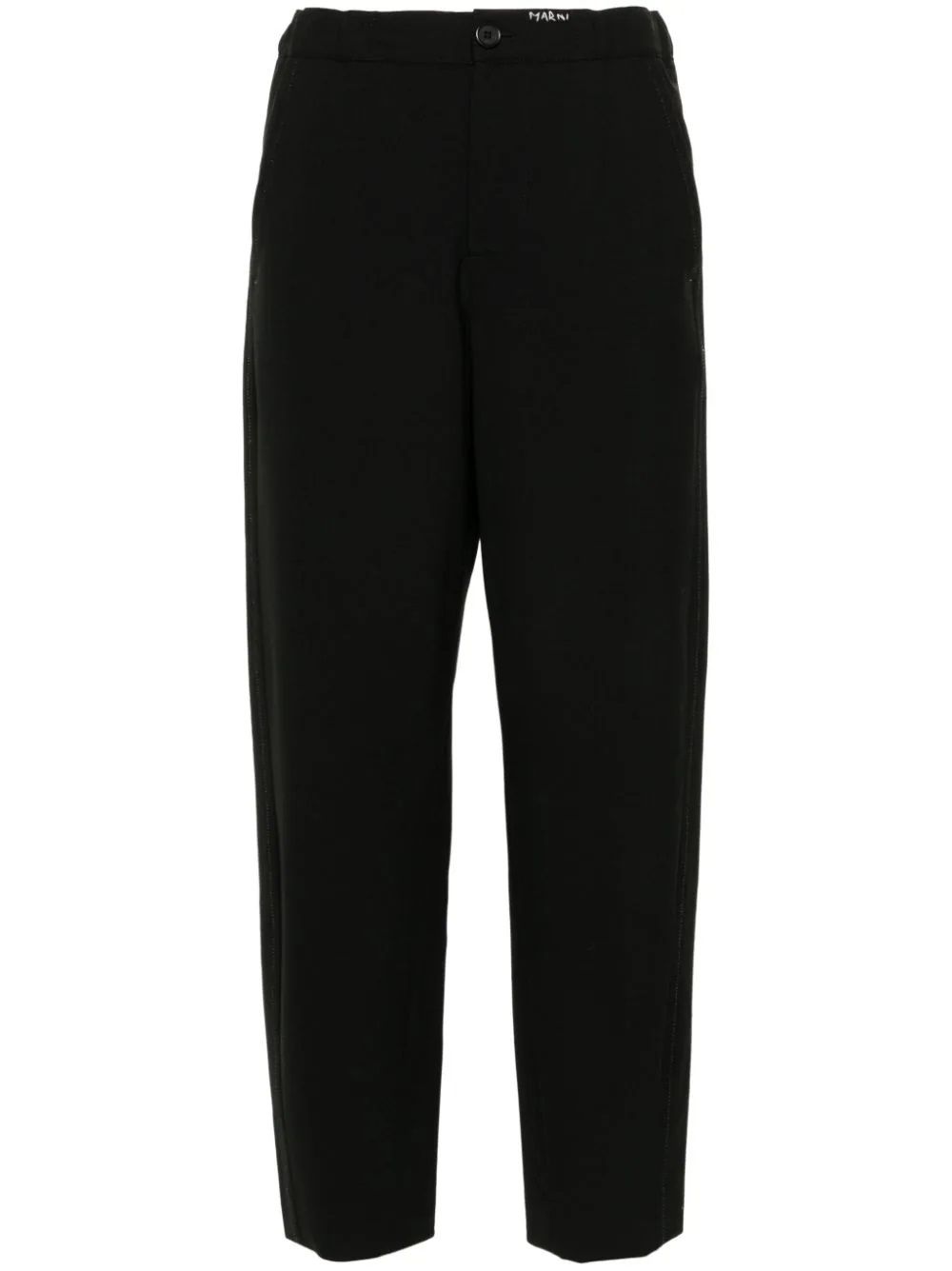 MARNI Pants for Women Upgrade your wardrobe with MARNI FW24 Pants - perfect for stylish women. Made with 53%Polyester, 43%VirginWool, and 4%Elastan. Shop now!