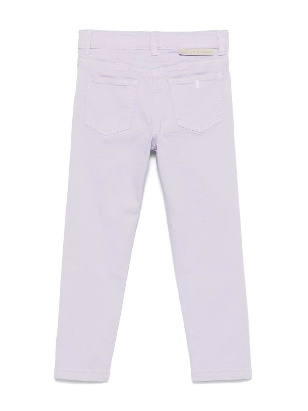 Stella McCartney Kids pants Stylish and Sustainable Girl's Pants from Stella McCartney Kids FW24 Collection - 98% Cotton, 2% Elastane