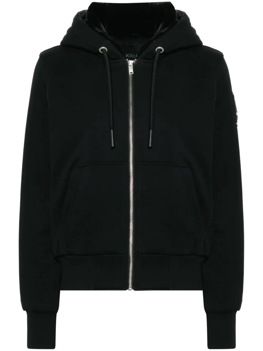 Moose Knuckles Classic Bunny Down Jacket for woman Stay warm in style with this FW24 down jacket from Moose Knuckles. Made with 75% cotton and 25% polyester, it's perfect for the modern woman.