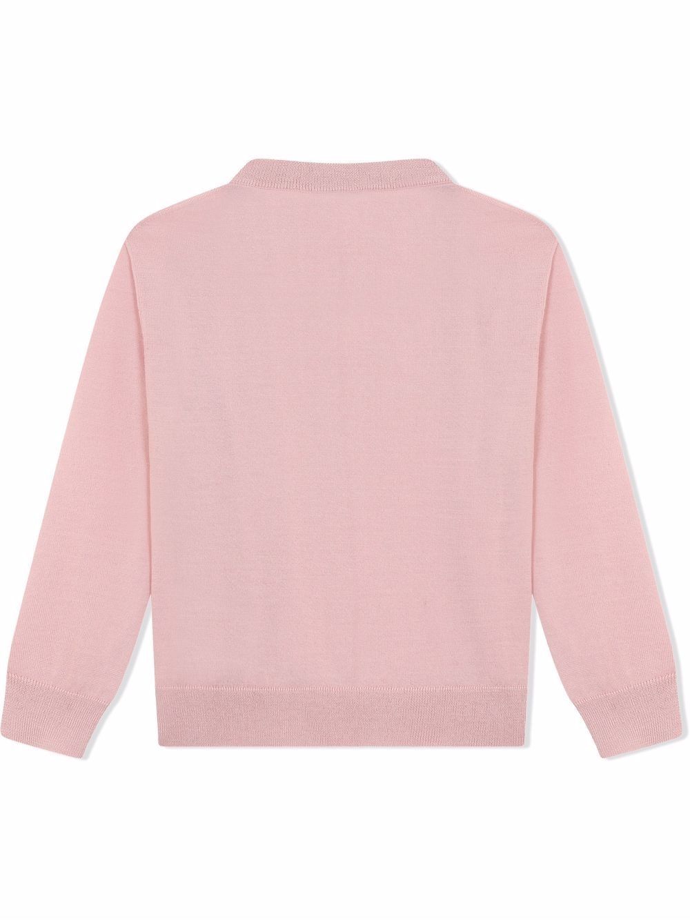 DOLCE & GABBANA kids maglione Stilosa e confortevole maglieria per ragazze del rinomato marchio DOLCE & GABBANA KIDS. Perfetta per la stagione CARRY OVER. Composizione al 100% in lana merino.