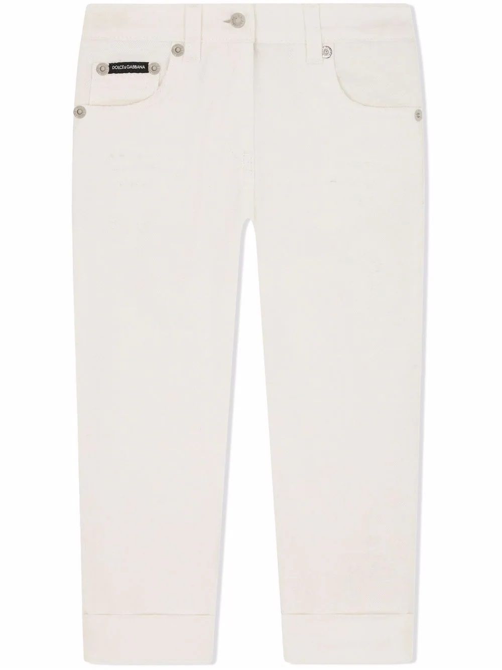 Dolce & Gabbana kids Pantalone Pantaloni eleganti e resistenti per ragazzi di DOLCE & GABBANA KIDS. Realizzati con il 98% di cotone e il 2% di elastane per garantire comfort e flessibilità. Perfetti per ogni occasione. Acquista ora!