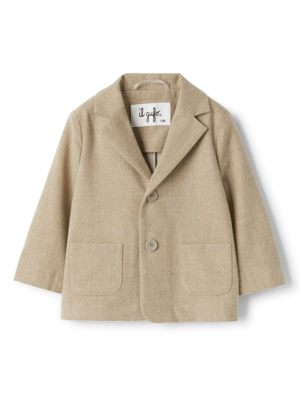 IL GUFO KIDS BLAZER  Stylish and durable kids blazer from IL GUFO KIDS FW24 Collection. Made with 69%PL 29%VI 2%EA for a comfortable fit. Perfect for any occasion. Shop now!