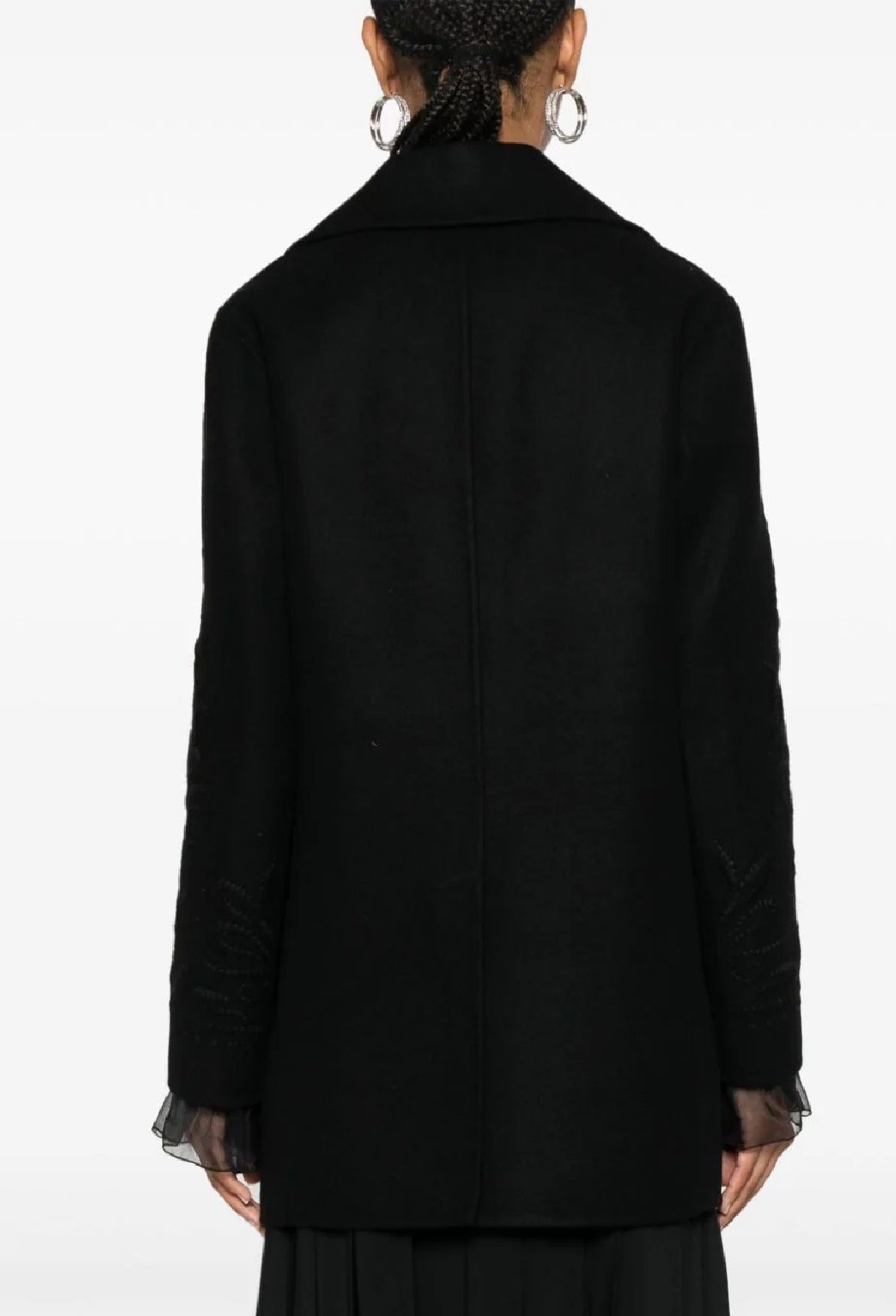 ERMANNO SCERVINO Cappotto da donna  Rimani elegante e al caldo in questa stagione con il nostro cappotto FW24 per donne di Ermanno Scervino. Realizzato al 100% in WV, questo cappotto monopetto è un must-have per ogni donna alla moda. Acquista ora nella nostra categoria abbigliamento-cappotti.