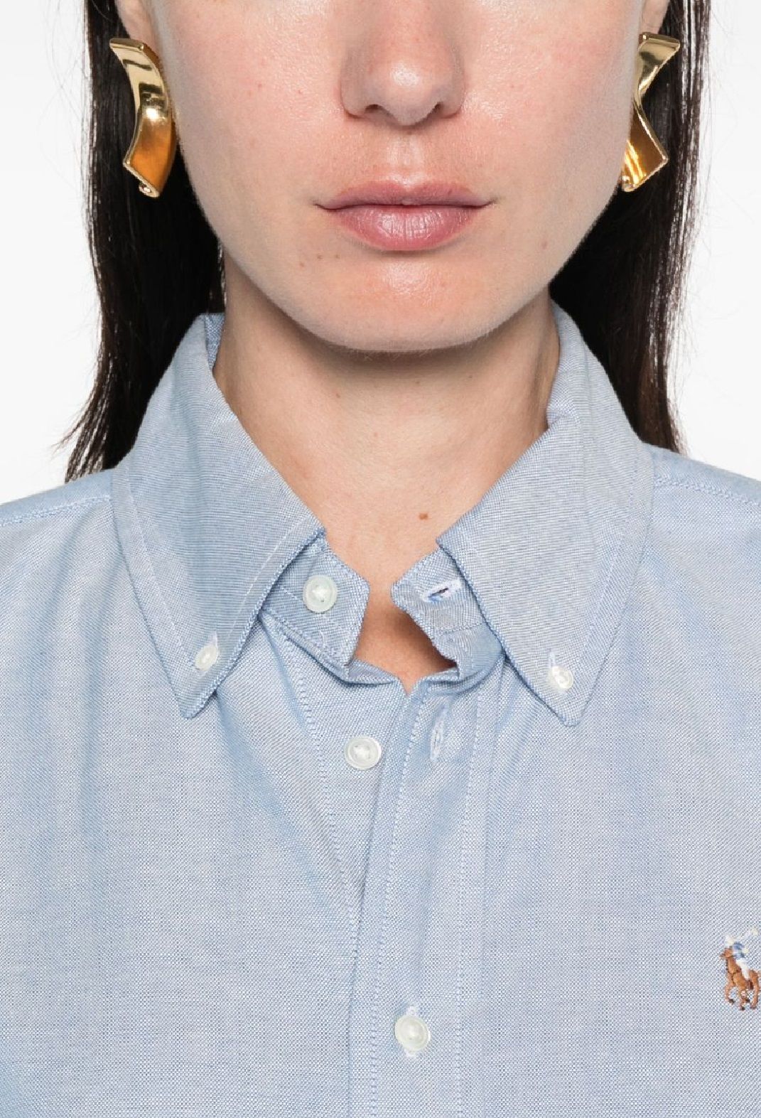 RALPH LAUREN Shirt for Woman Stylish FW24 RALPH LAUREN Shirt - 98% Cotton for Women