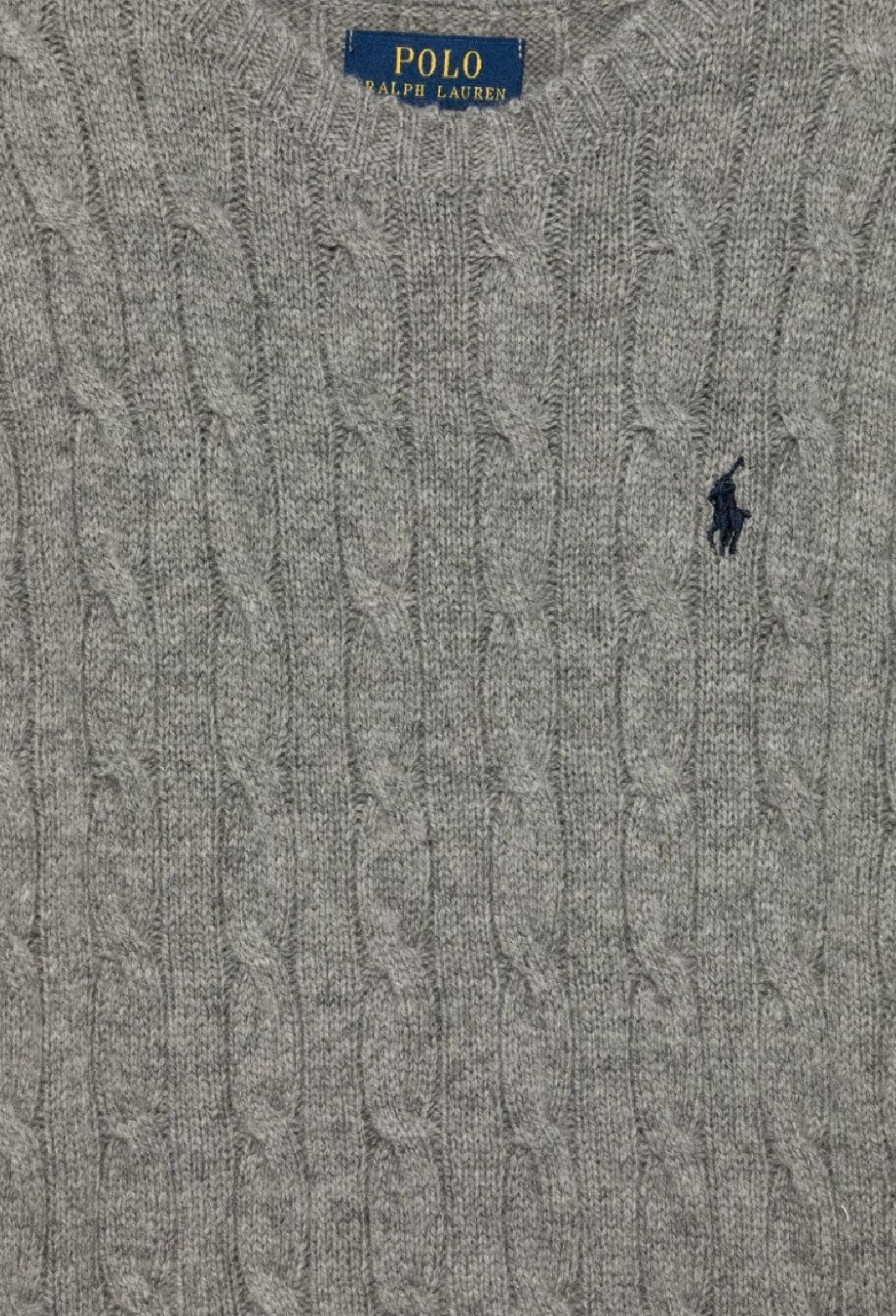 RALPH LAUREN KIDS KNITWEAR Stay cozy and stylish with this luxurious wool/cashmere knitwear from Ralph Lauren Kids. Perfect for the FW24 season. 90% wool, 10% cashmere.