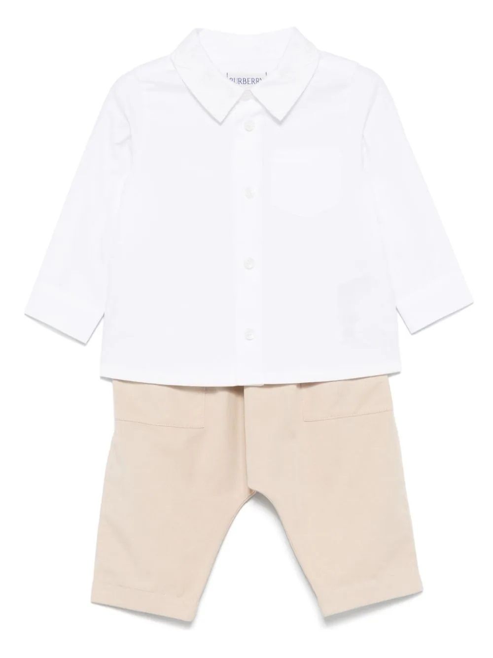 BURBERRY KIDS SET Stylish and comfortable romper from Burberry Kids FW24 collection. Made with 96% cotton and 4% elastane for a perfect fit. Shop now!