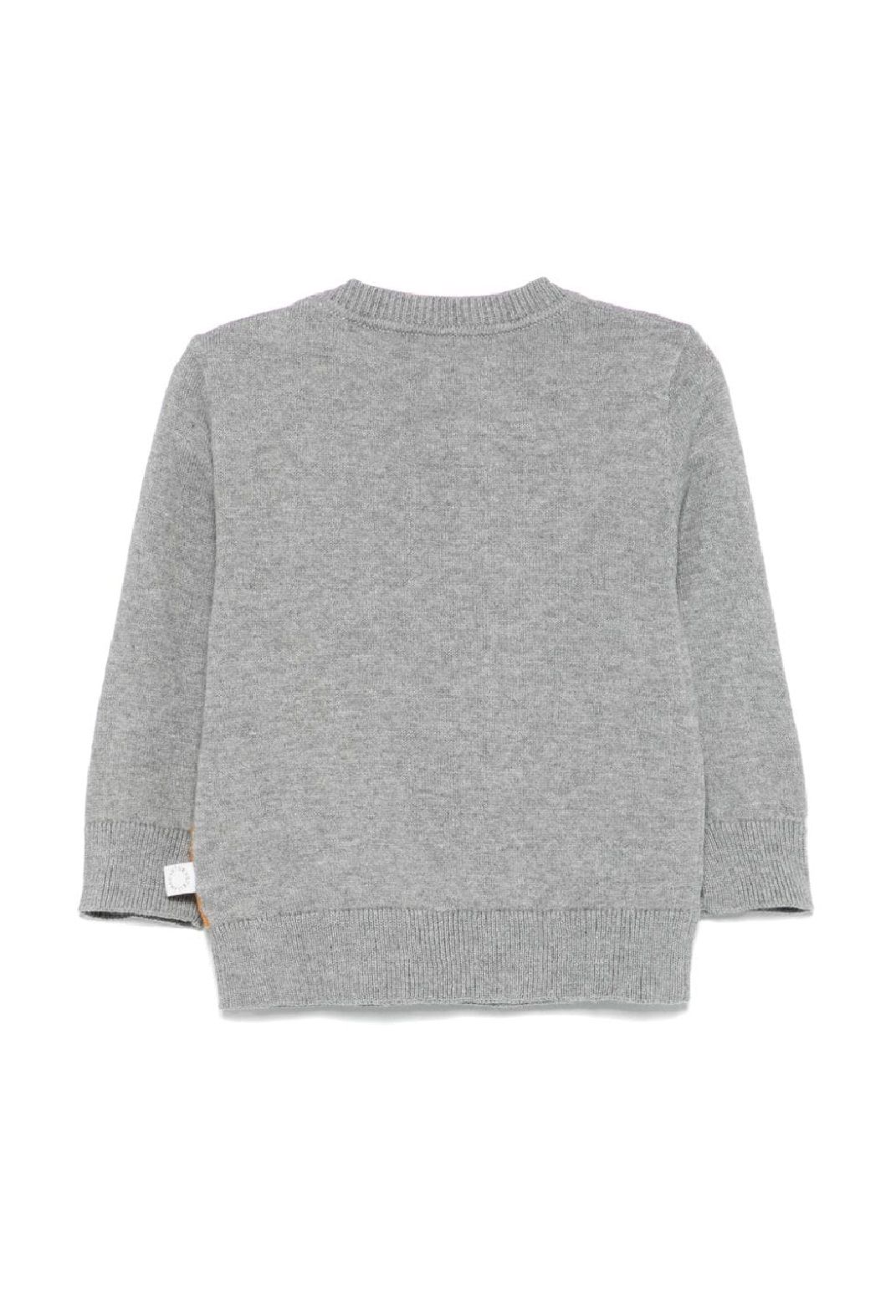 STELLA McCARTNEY KIDS JUMPER  Stylish and cozy knitwear for kids by Stella McCartney. FW24 collection, 95% cotton and 5% wool composition. Shop now!