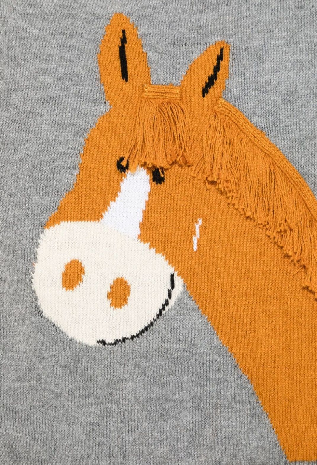 STELLA McCARTNEY KIDS JUMPER  Stylish and cozy knitwear for kids by Stella McCartney. FW24 collection, 95% cotton and 5% wool composition. Shop now!